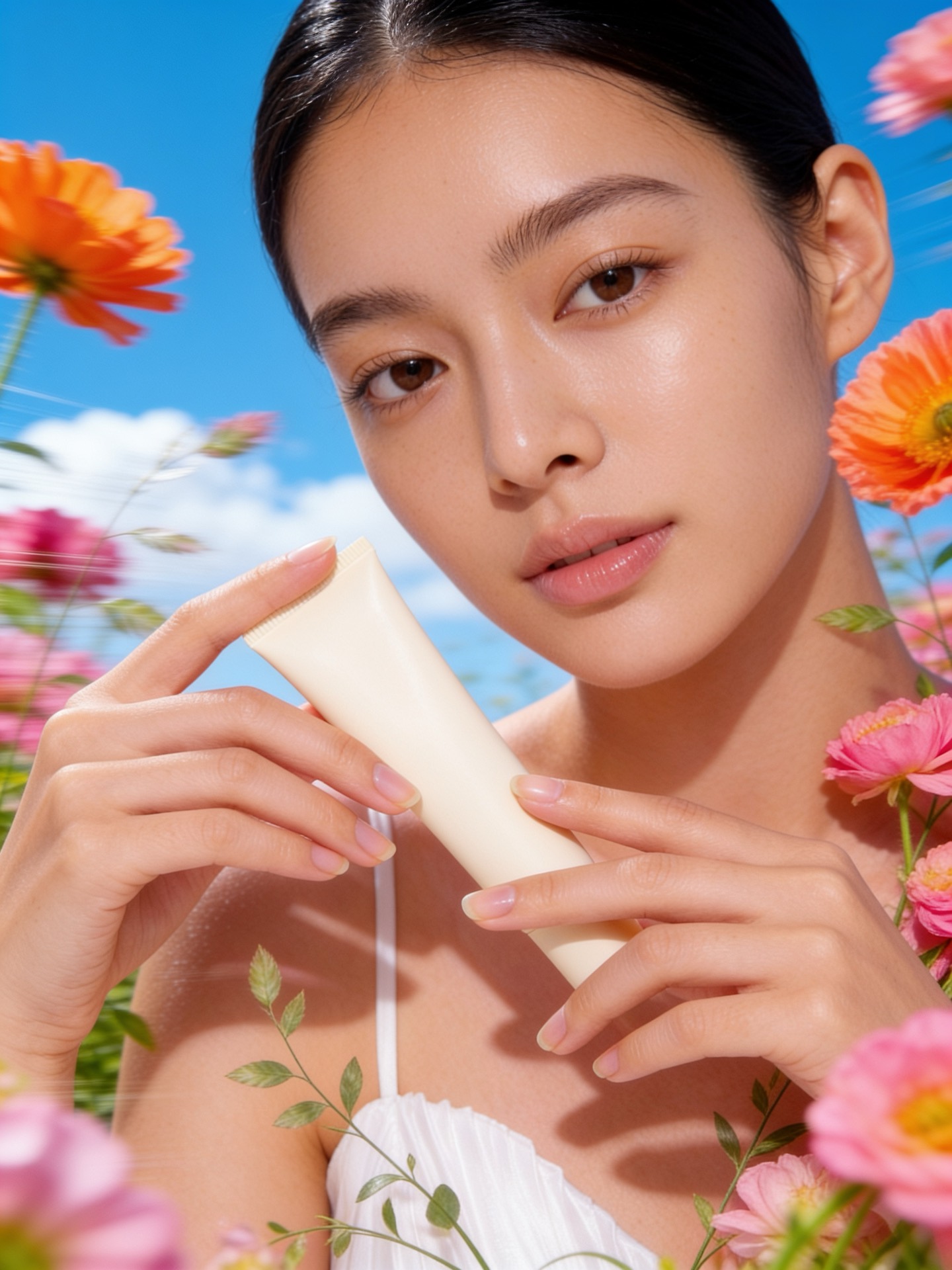 Outdoor skincare campaign
